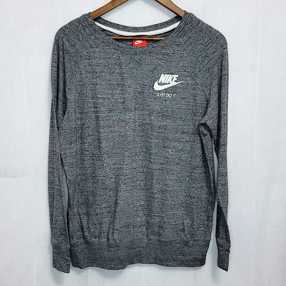 Nike Sweaters - Nike Gray Lightweight Crewneck Sweater LARGE